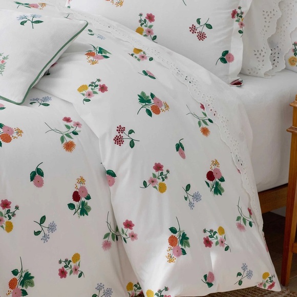 RIFLE PAPER DITSY DAHLIA FULL DUVET COVER - Picture 2 of 6